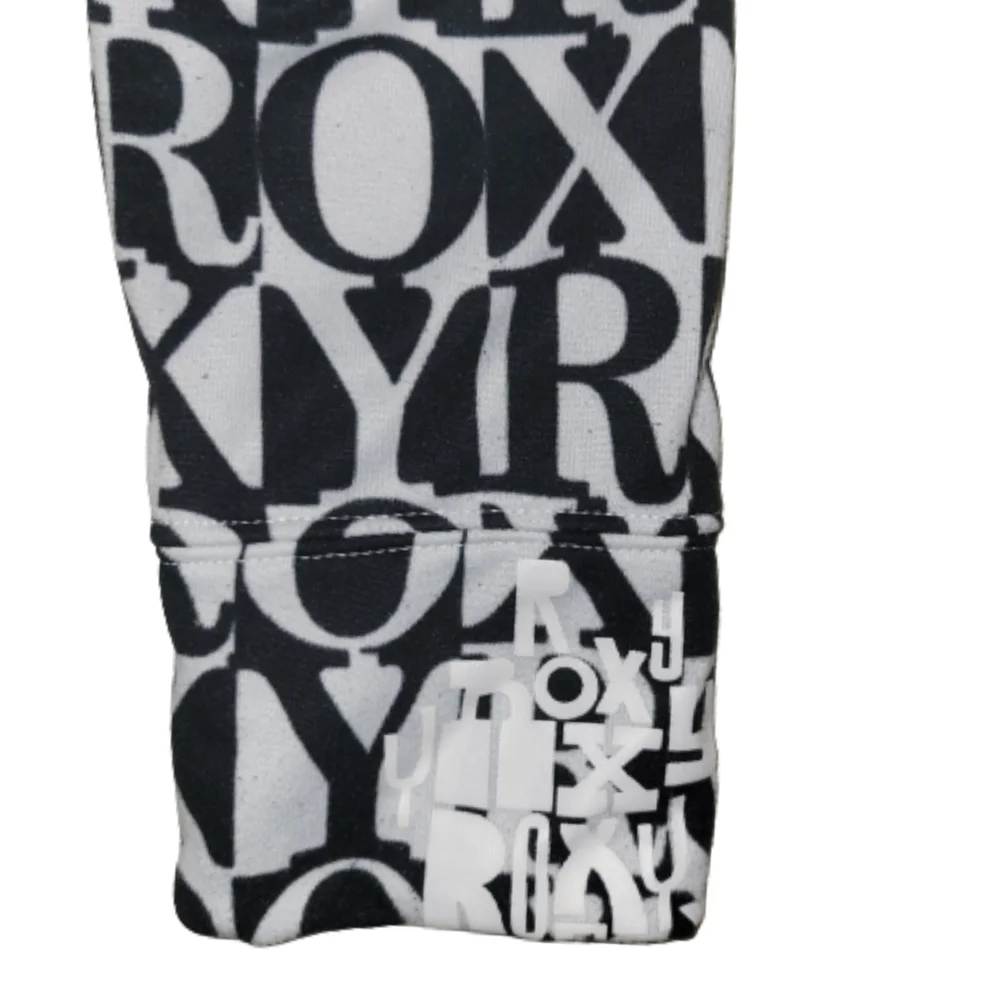 Roxy Wmns Base Layer Ski/Snowboard Top Long Sleeve Black & White Size Large - Picture 4 of 6
